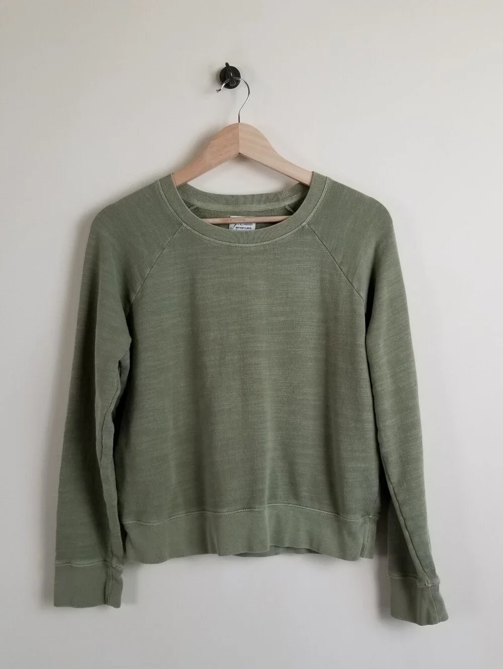Vintage Cotton Terry Crewneck Pullover Size Small